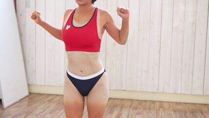 Athletic MILF Gets Trainer's Load