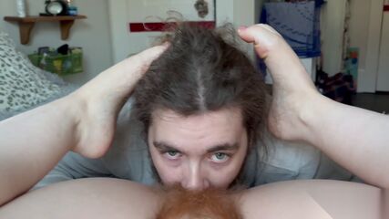 Hot POV Footjob And Lick